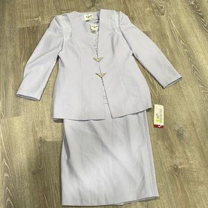 COPY - Nina Massini blue suit  3 pieces size 8